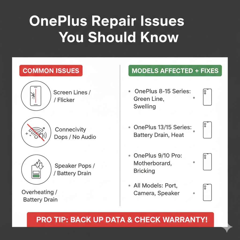 OnePlus Repair Issues You Should Know